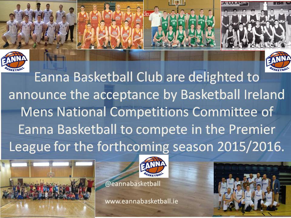Éanna Basketball Club Premier League announcement