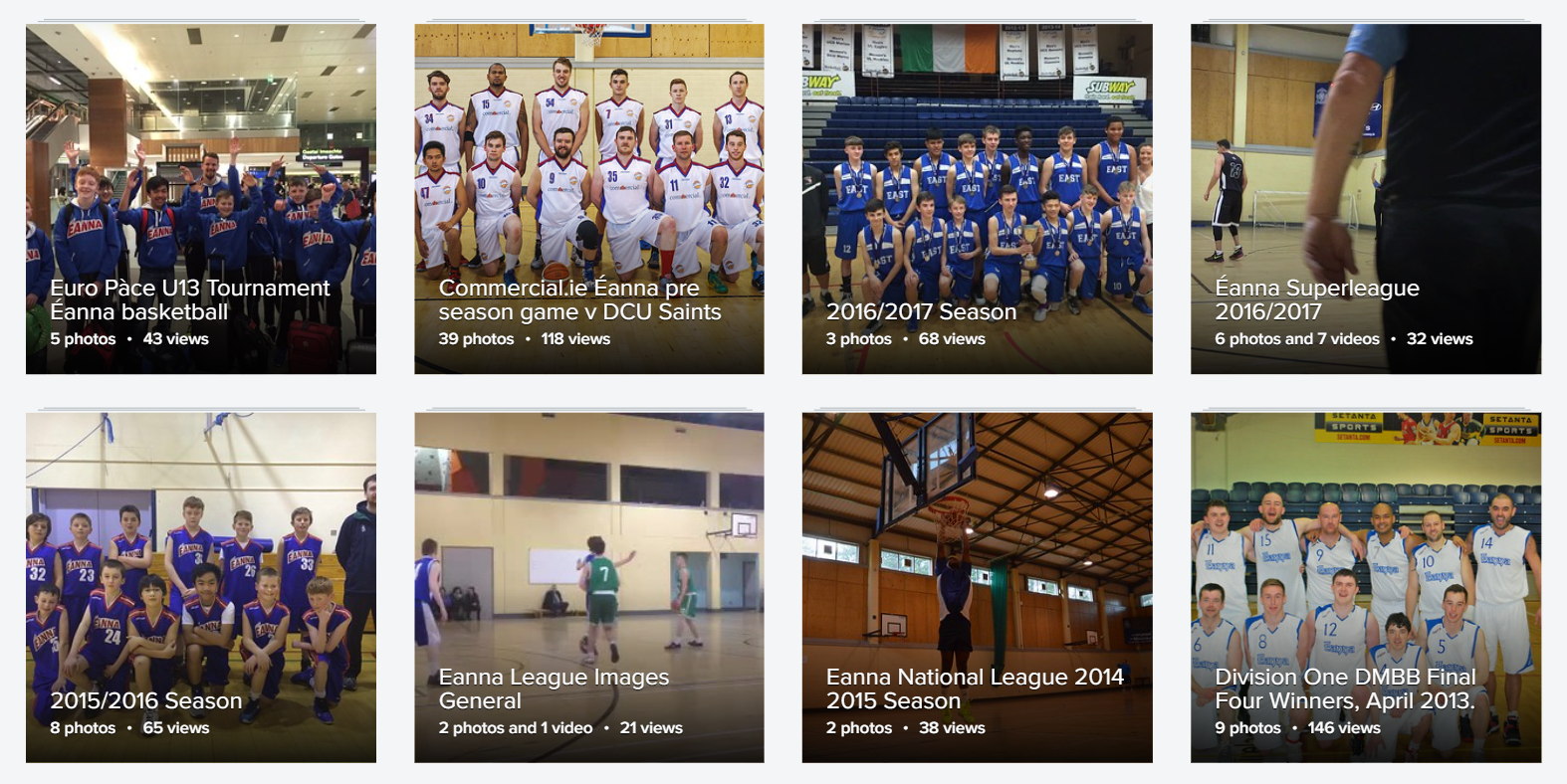 Éanna Basketball Flickr photo album grid